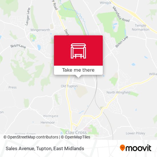 Sales Avenue, Tupton map