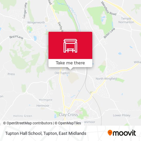 Tupton Hall School, Tupton map