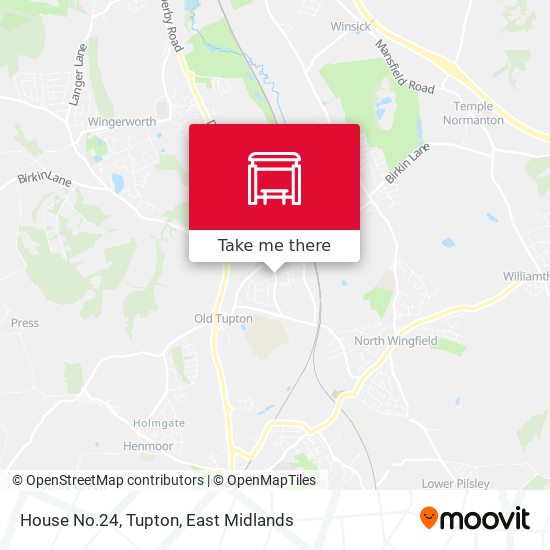 House No.24, Tupton map