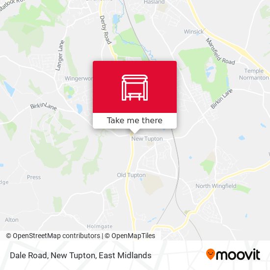 Dale Road, New Tupton map