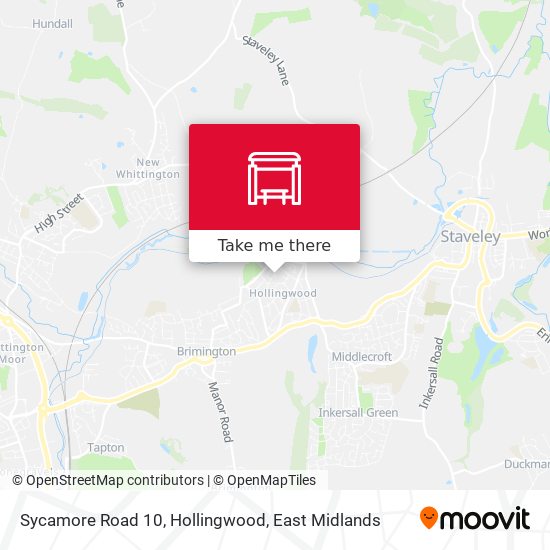 Sycamore Road 10, Hollingwood map