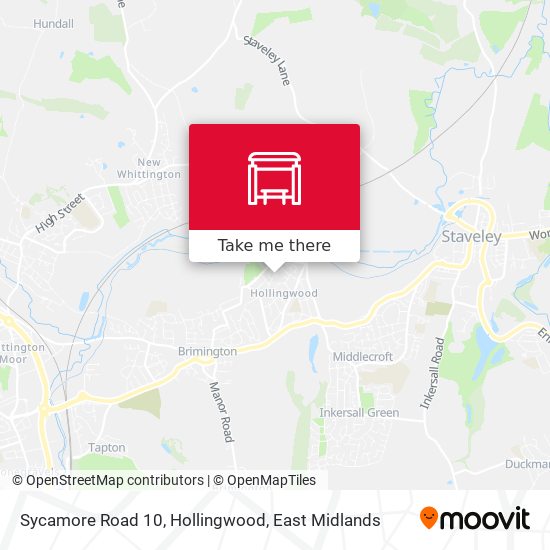 Sycamore Road 10, Hollingwood map