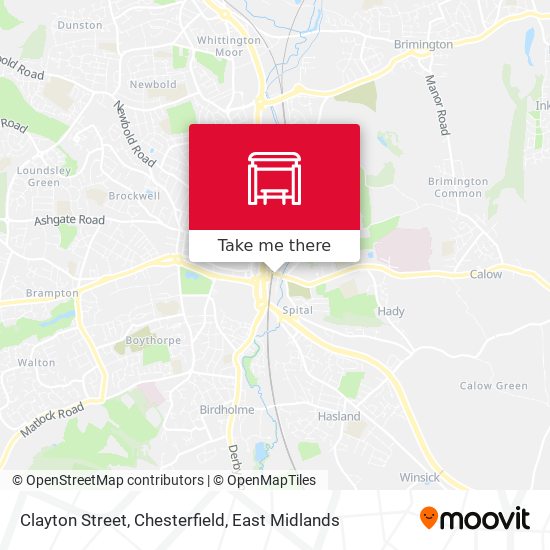 Clayton Street, Chesterfield map