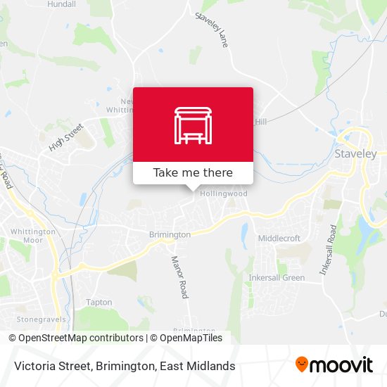 Victoria Street, Brimington map