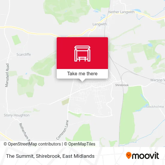 The Summit, Shirebrook map