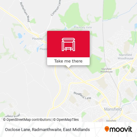Oxclose Lane, Radmanthwaite map