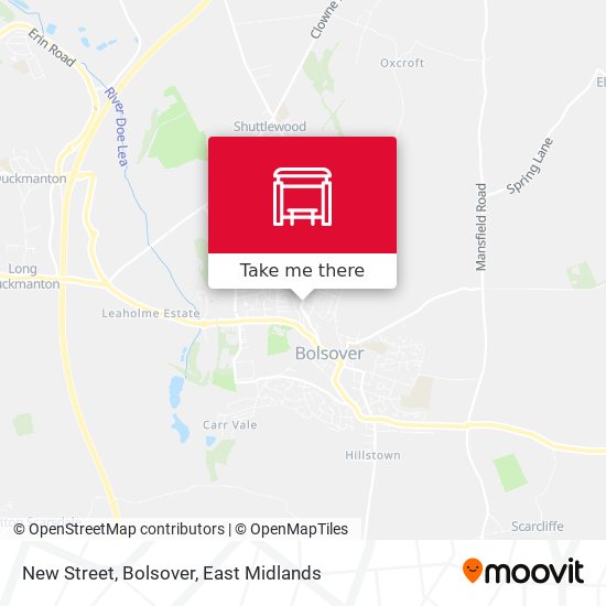 New Street, Bolsover map