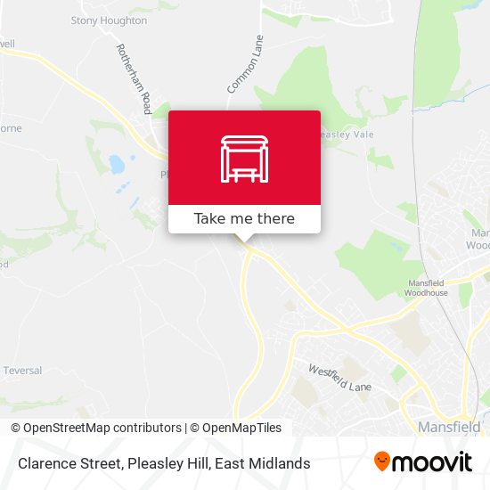 Clarence Street, Pleasley Hill map