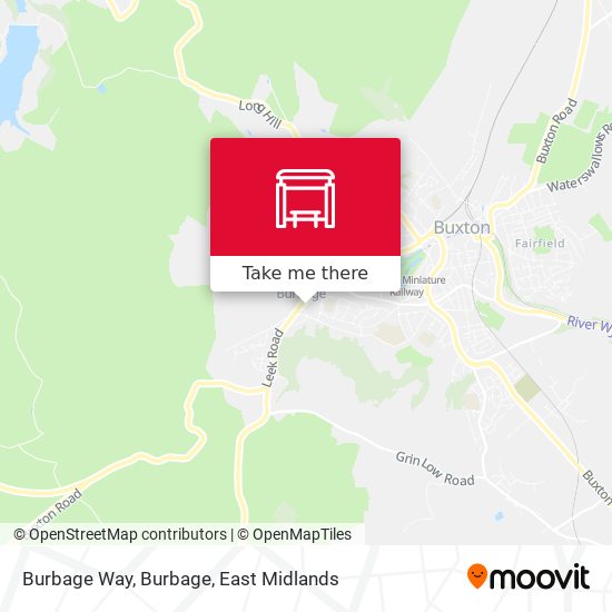 Burbage Way, Burbage map