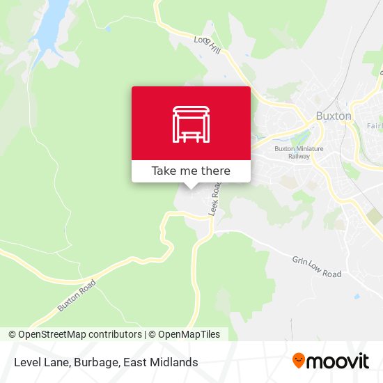 Level Lane, Burbage map