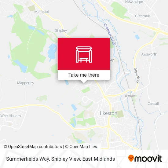 Summerfields Way, Shipley View map