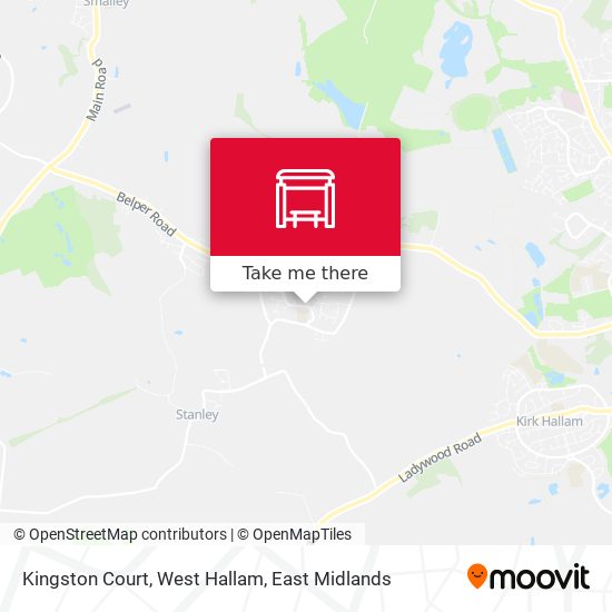 Kingston Court, West Hallam map