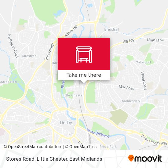Stores Road, Little Chester map
