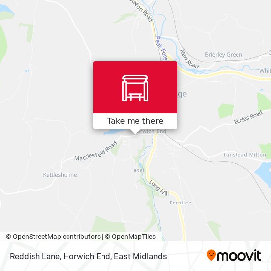 Reddish Lane, Horwich End map