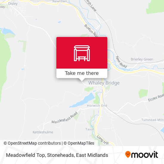 Meadowfield Top, Stoneheads map