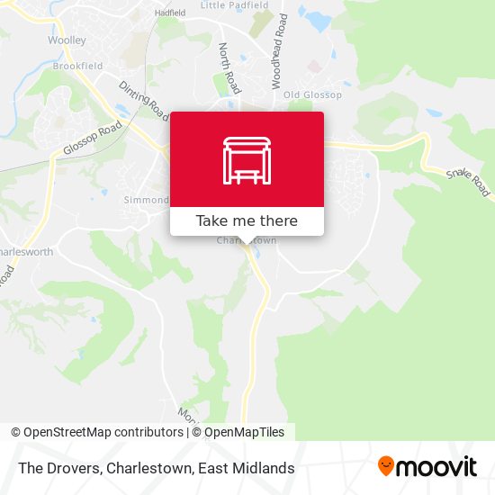 The Drovers, Charlestown map