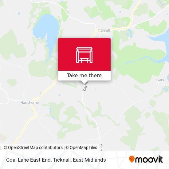 Coal Lane East End, Ticknall map