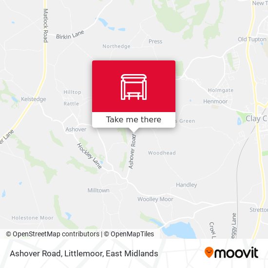 Ashover Road, Littlemoor map