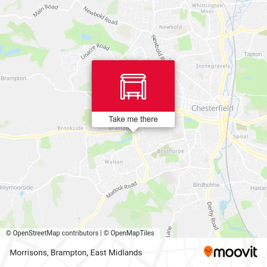 Morrisons, Brampton map