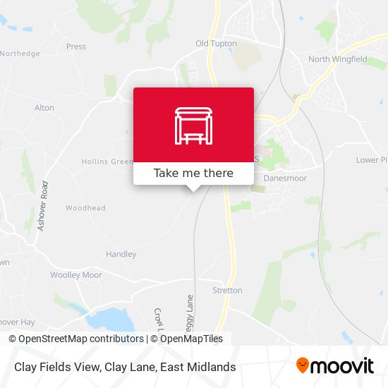 Clay Fields View, Clay Lane map