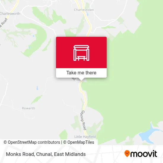 Monks Road, Chunal map