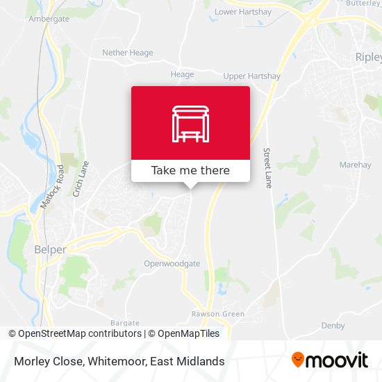 Morley Close, Whitemoor map