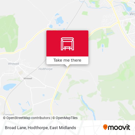 Broad Lane, Hodthorpe map