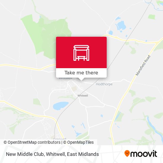 New Middle Club, Whitwell map