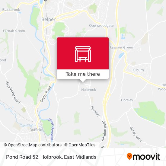 Pond Road 52, Holbrook map