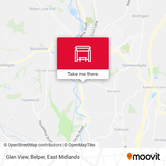 Glen View, Belper map