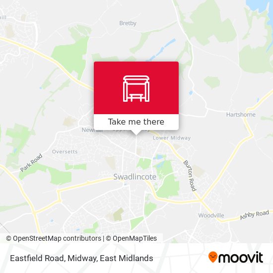 Eastfield Road, Midway map