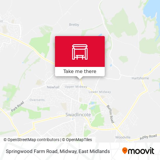 Springwood Farm Road, Midway map