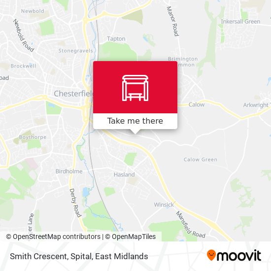 Smith Crescent, Spital map