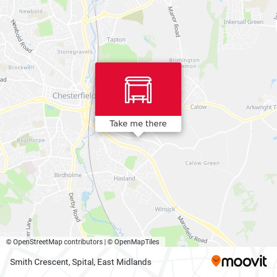 Smith Crescent, Spital map