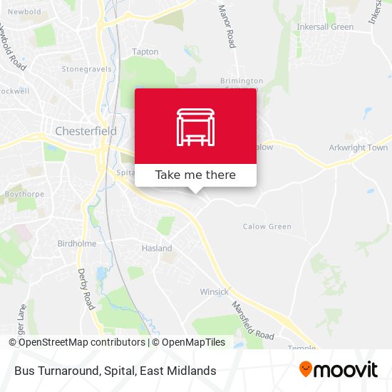 Bus Turnaround, Spital map