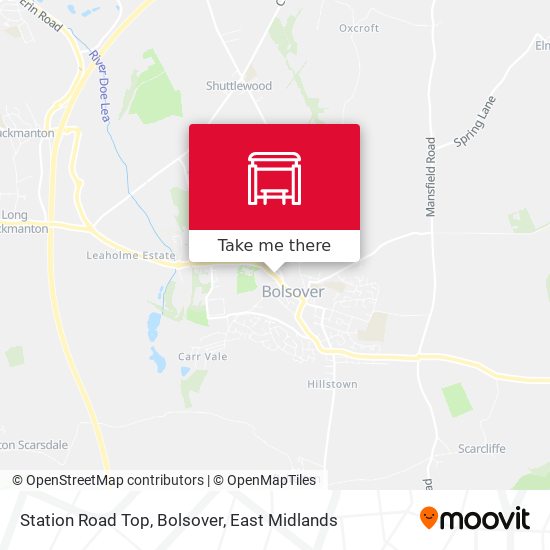 Station Road Top, Bolsover map