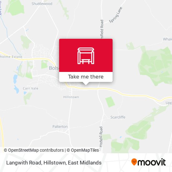 Langwith Road, Hillstown map