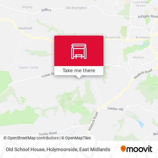 Old School House, Holymoorside map