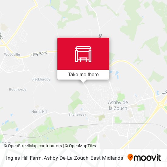 Ingles Hill Farm, Ashby-De-La-Zouch map