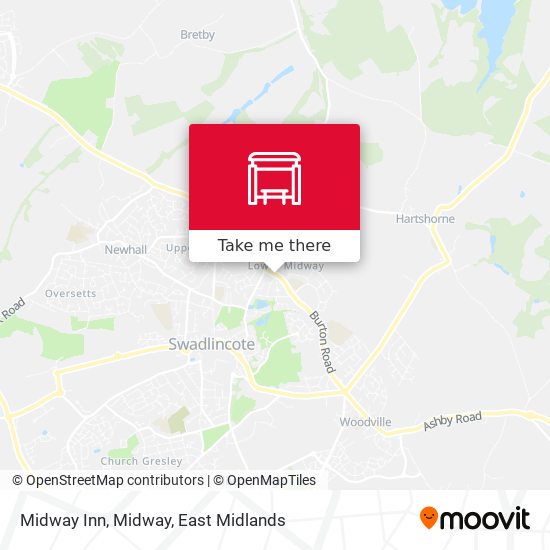 Midway Inn, Midway map