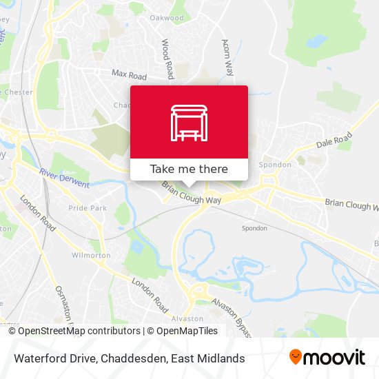 Waterford Drive, Chaddesden map