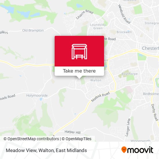 Meadow View, Walton map