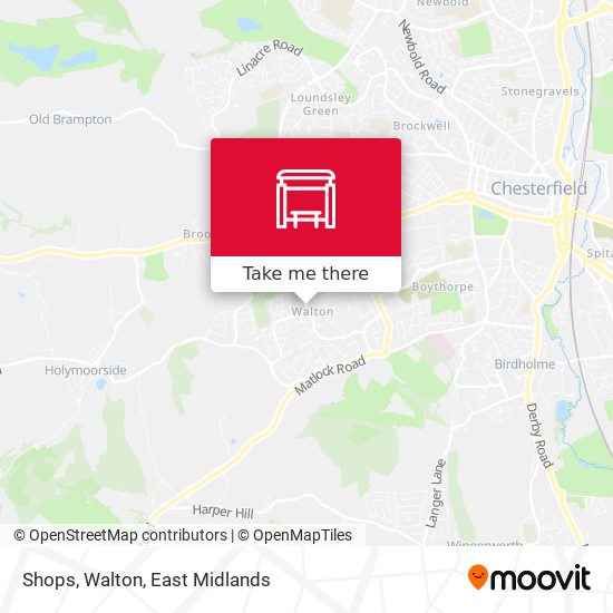 Shops, Walton map