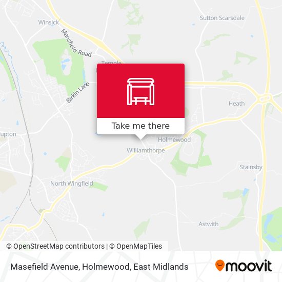 Masefield Avenue, Holmewood map