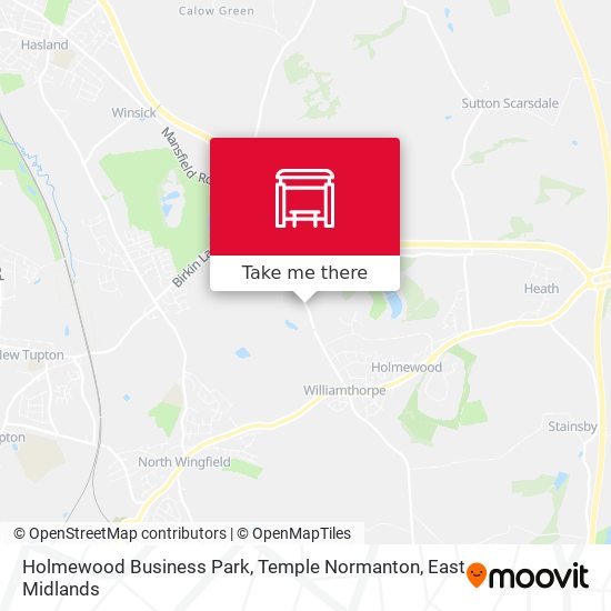 Holmewood Business Park, Temple Normanton map