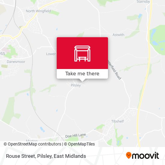 Rouse Street, Pilsley map