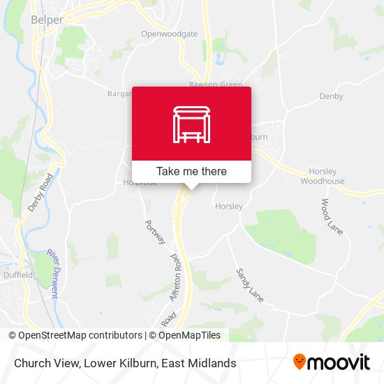 Church View, Lower Kilburn map