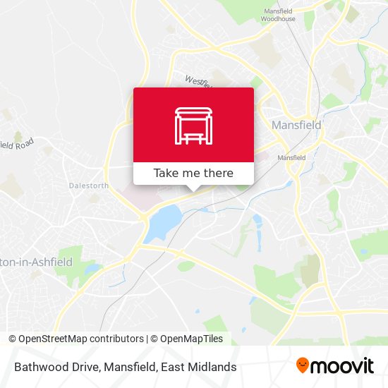 Bathwood Drive, Mansfield map