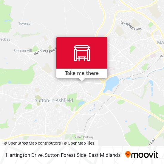 Hartington Drive, Sutton Forest Side map