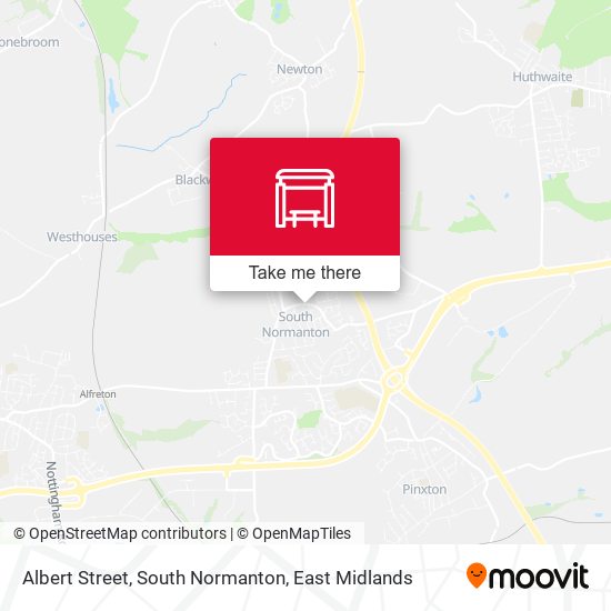 Albert Street, South Normanton map